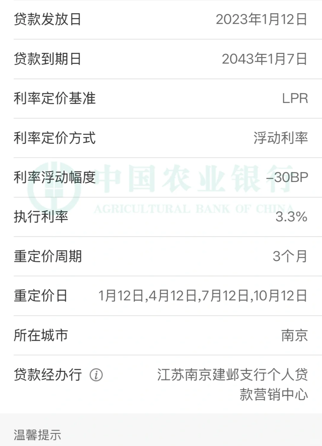 农行房贷利率不如其他行啥情况