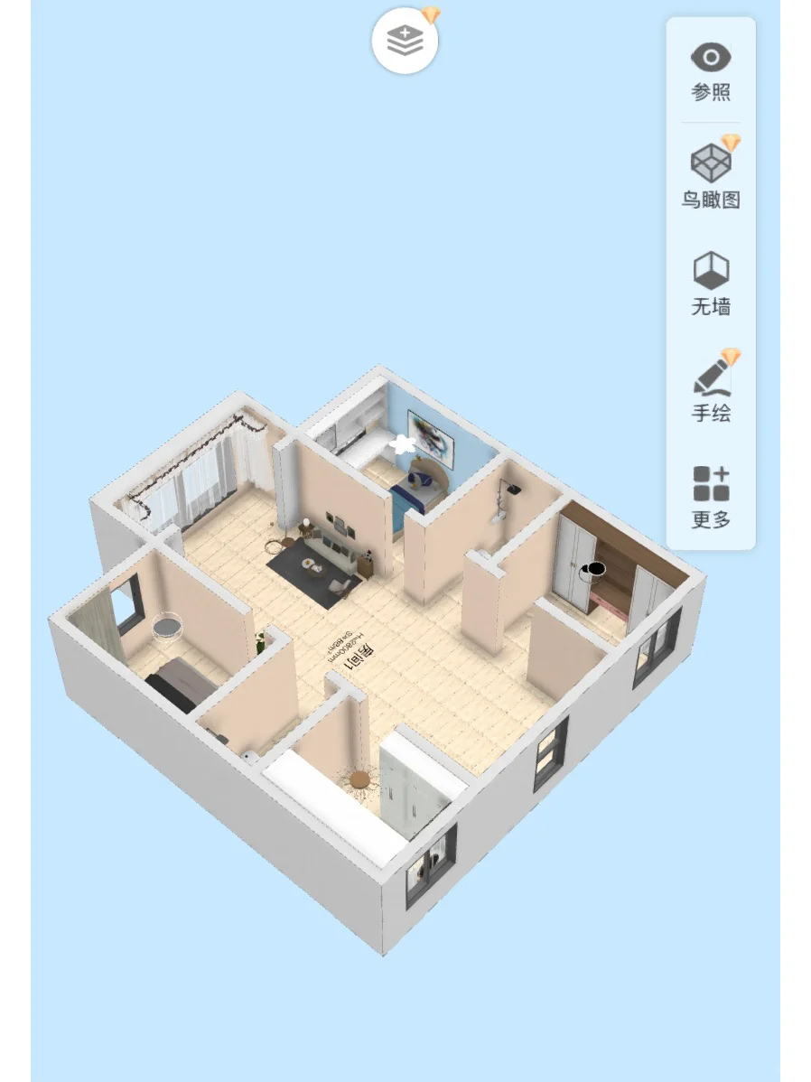 叮～后续来咯 3D立体户型图呀
