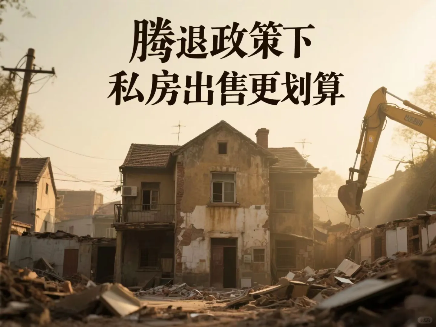 为什么腾退政策之下私房出售更划算