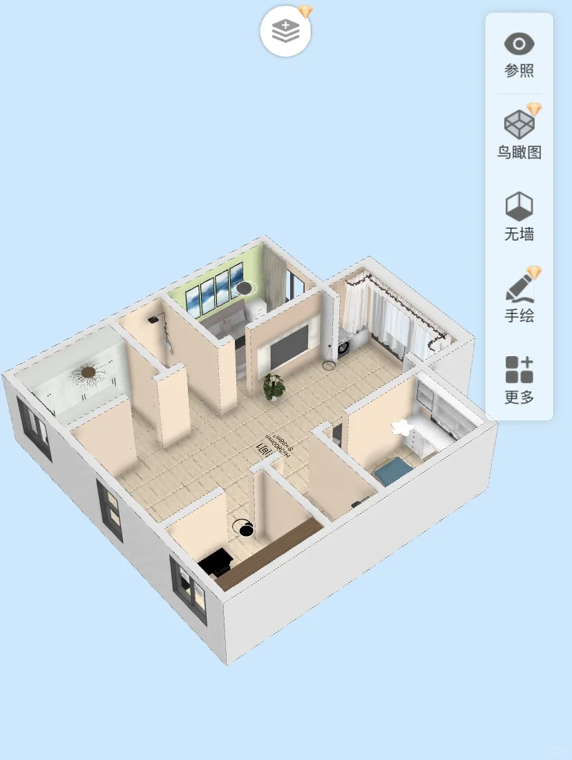 叮～后续来咯 3D立体户型图呀