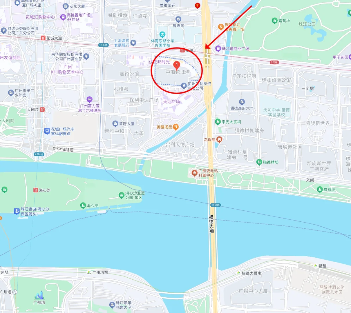广州核心地段豪宅，中海花城湾房价大跌33%