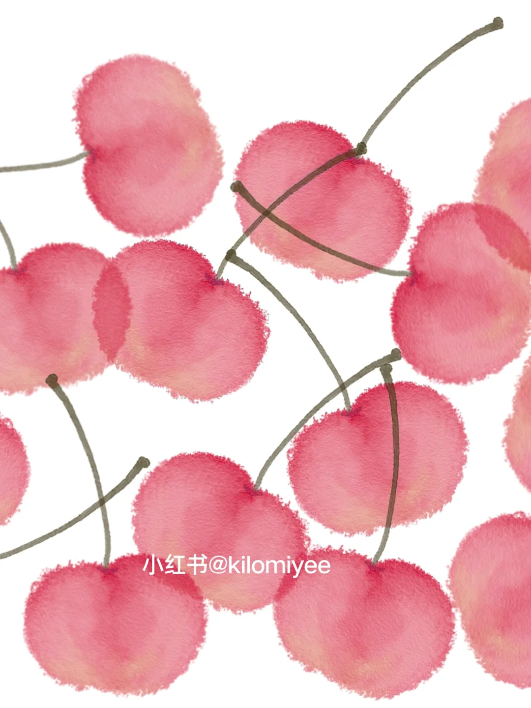 夏日清透樱桃壁纸