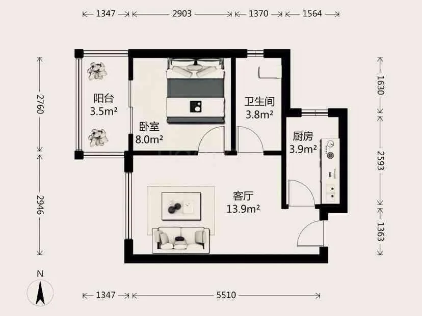 首付2.2可以吗