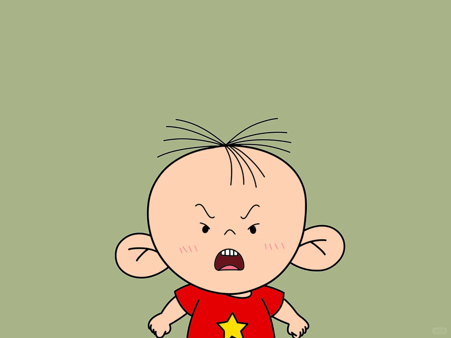 图图小宝贝电脑pad手绘护眼壁纸正向您走来