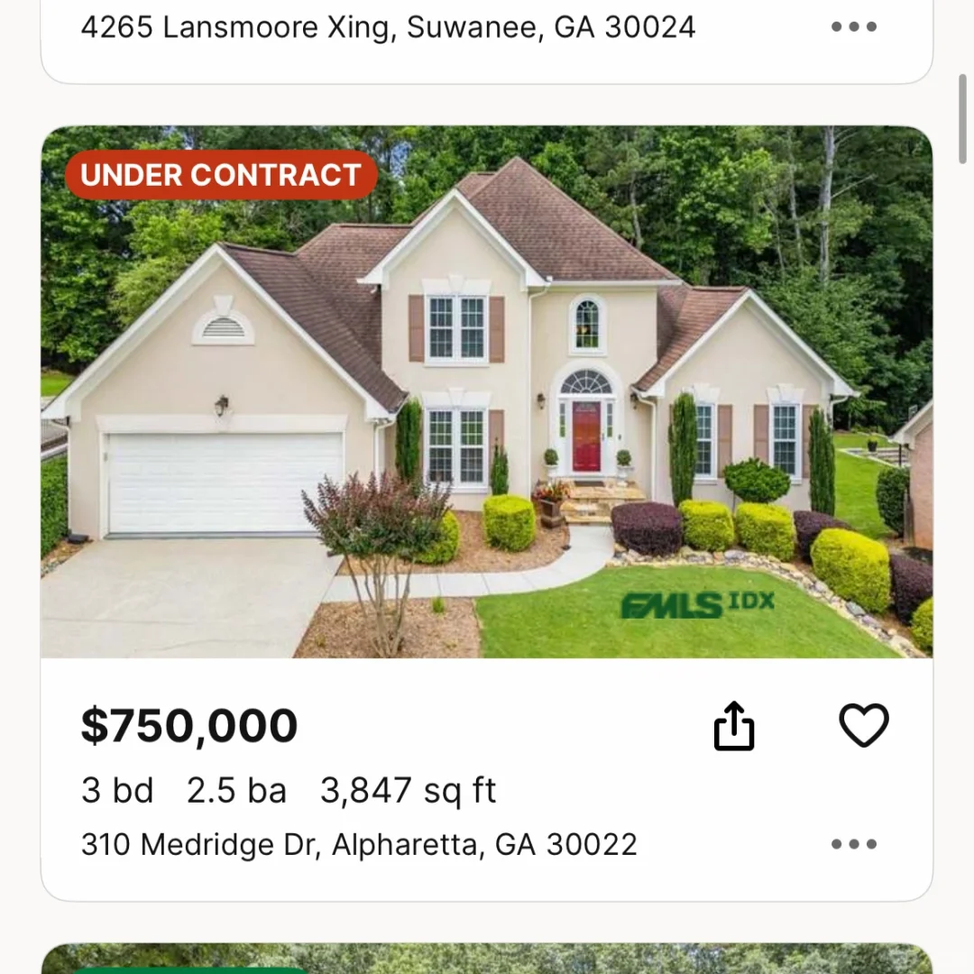 亚特兰大房市🏡真的遇冷了吗？一周秒进合同