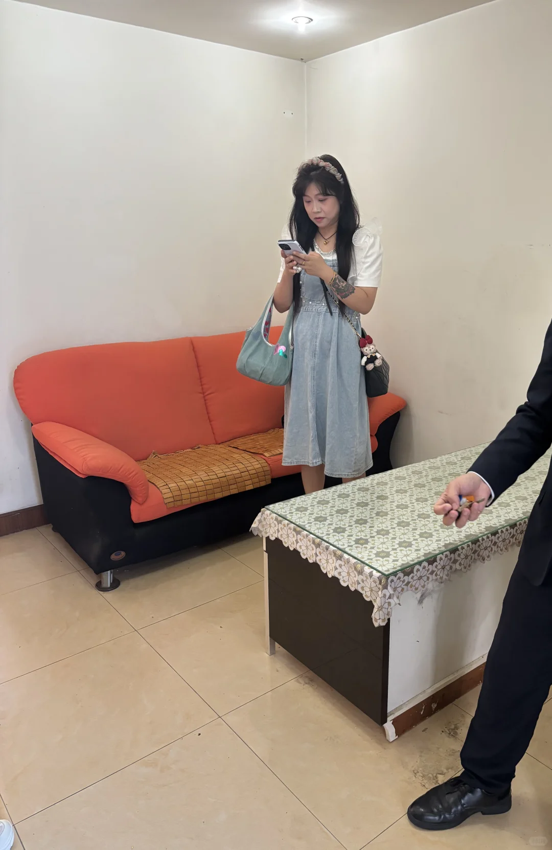 今天带投资客看房子