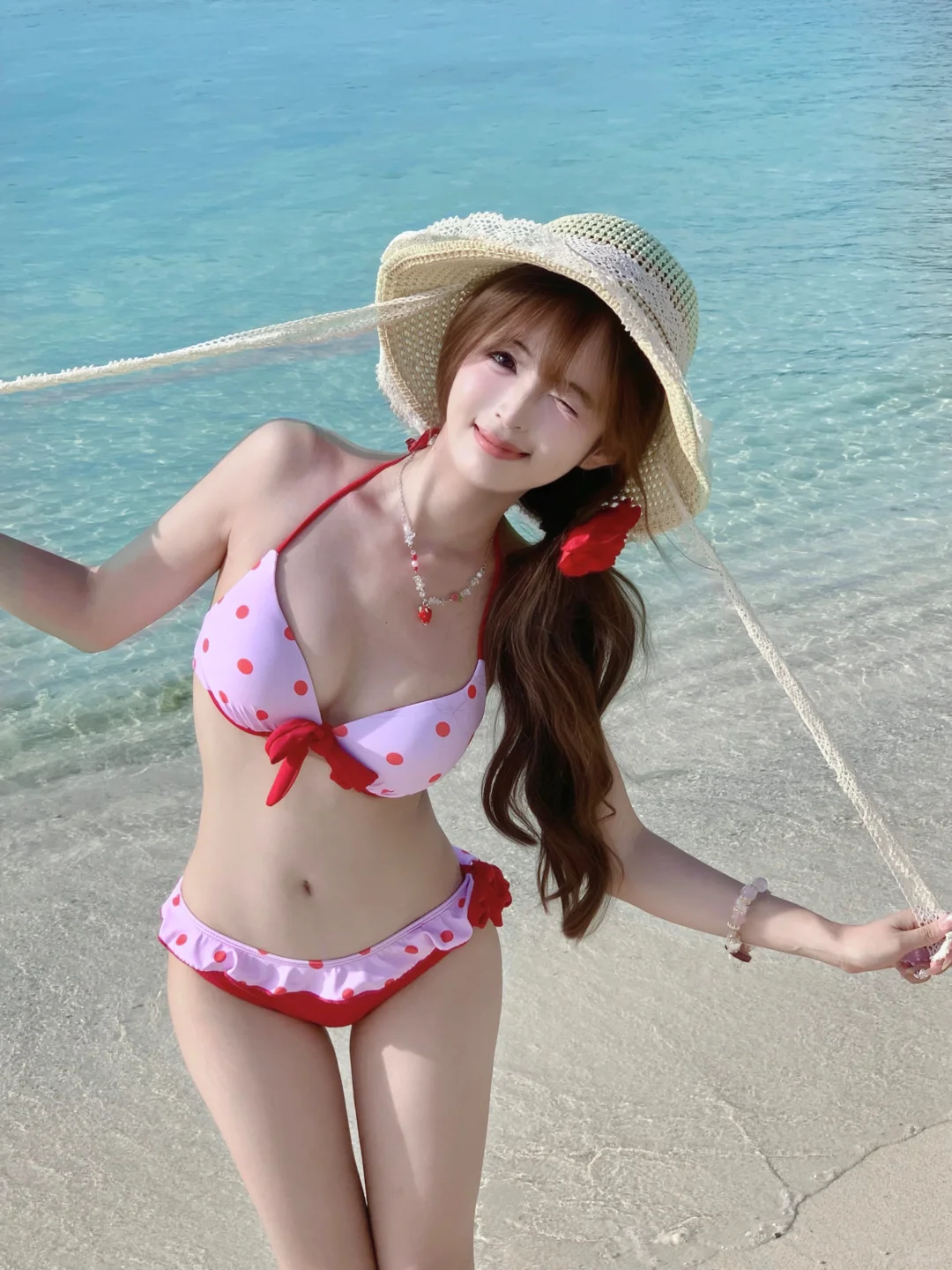 穿了喜欢的比基尼𓈒𓏸🏖️