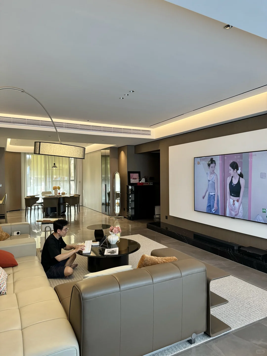 215 m²意式大平层🏠还是大房子好住！