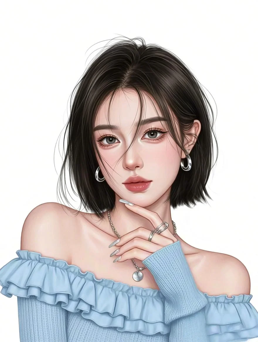 女生头像/干净头像~听说短发女孩很迷人