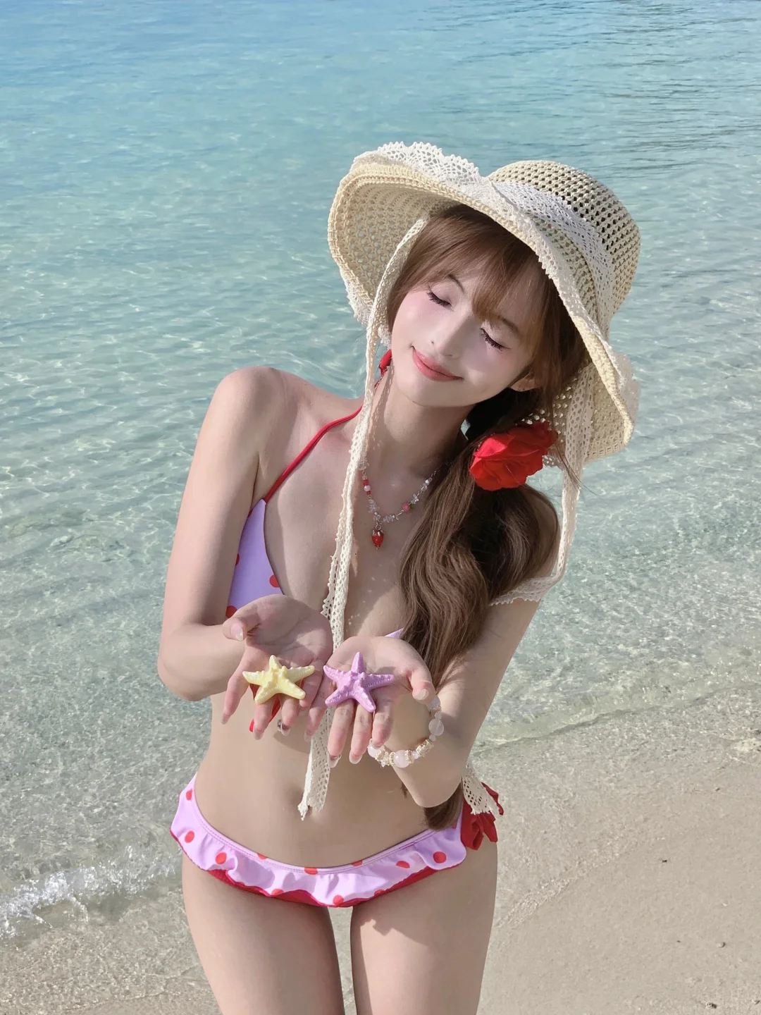 穿了喜欢的比基尼𓈒𓏸🏖️