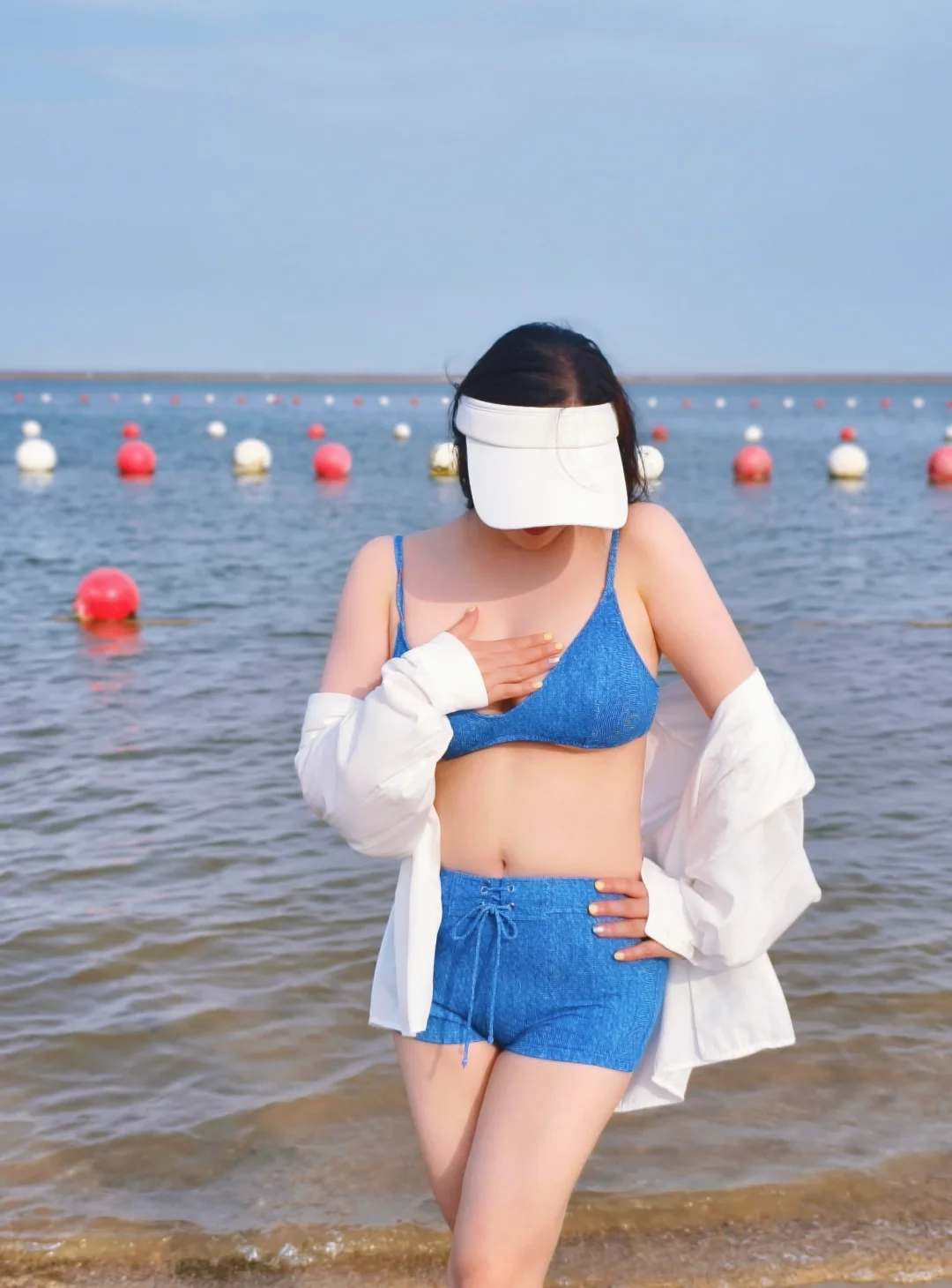 海边无数次，👙比基尼第一次