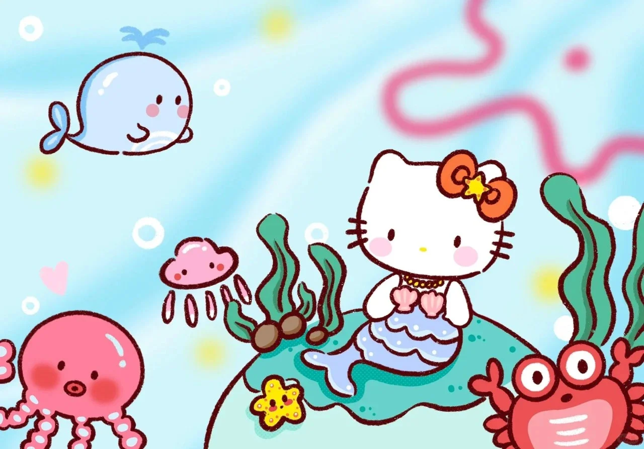 可爱Hello kitty平板壁纸