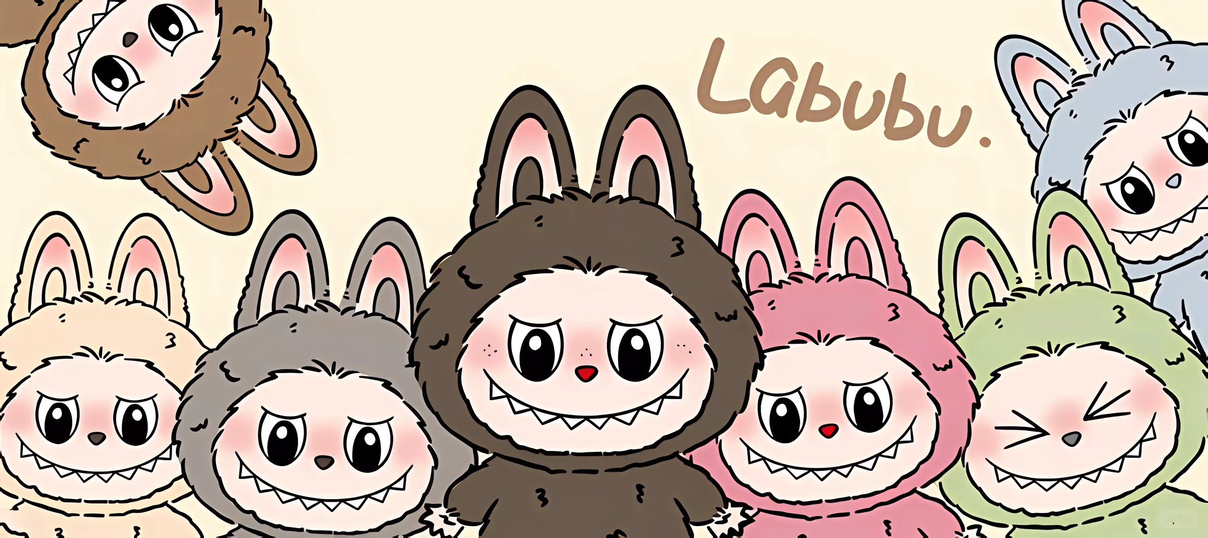 LABUBU拉布布电脑平板壁纸