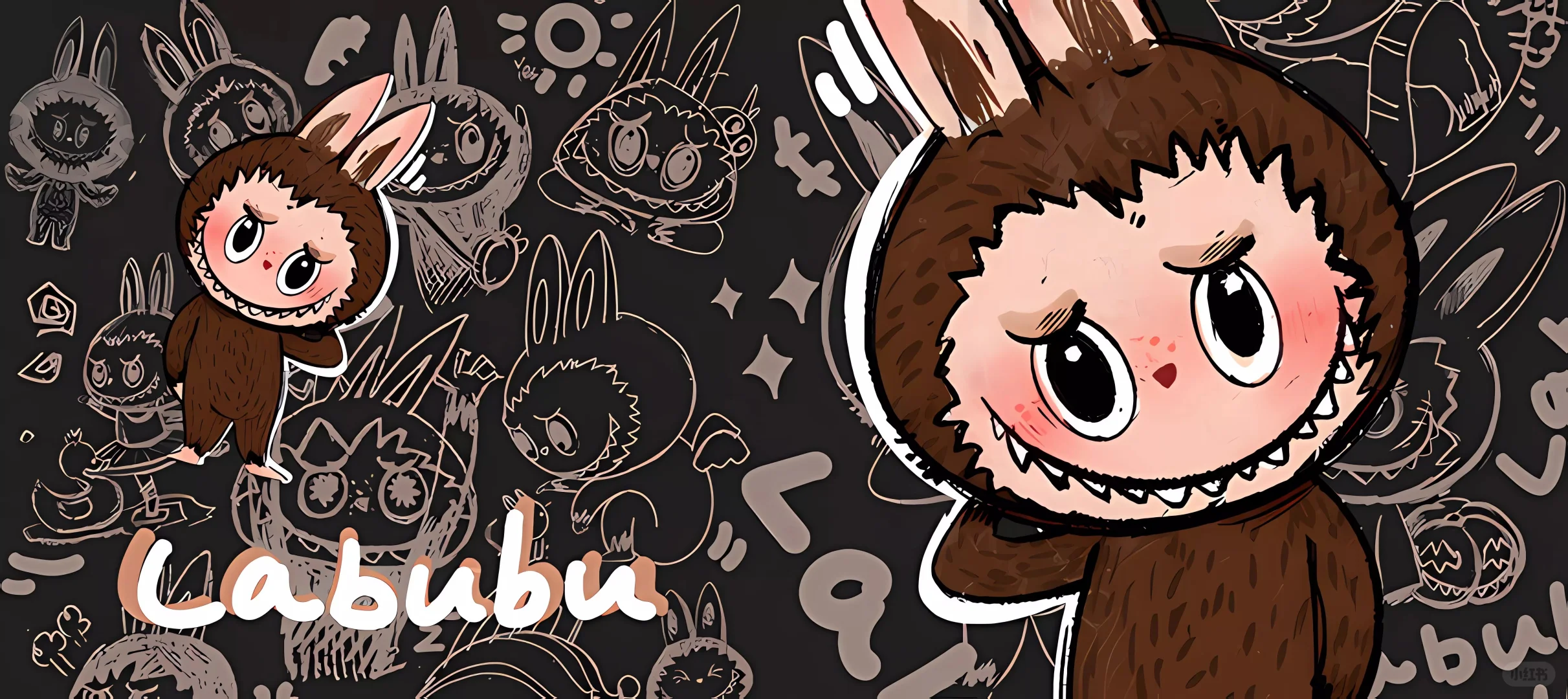 LABUBU拉布布电脑平板壁纸