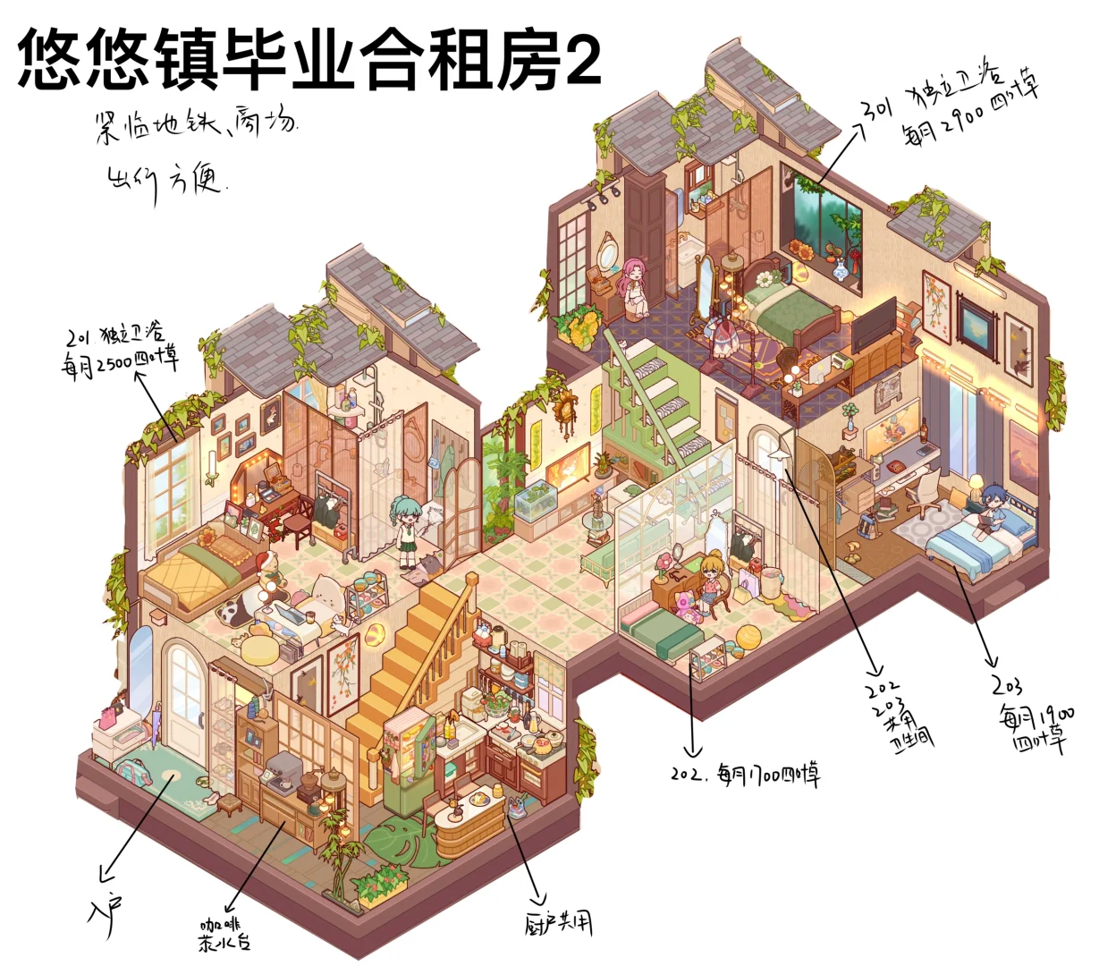悠悠镇新房出租 四房三卫一厨一厅