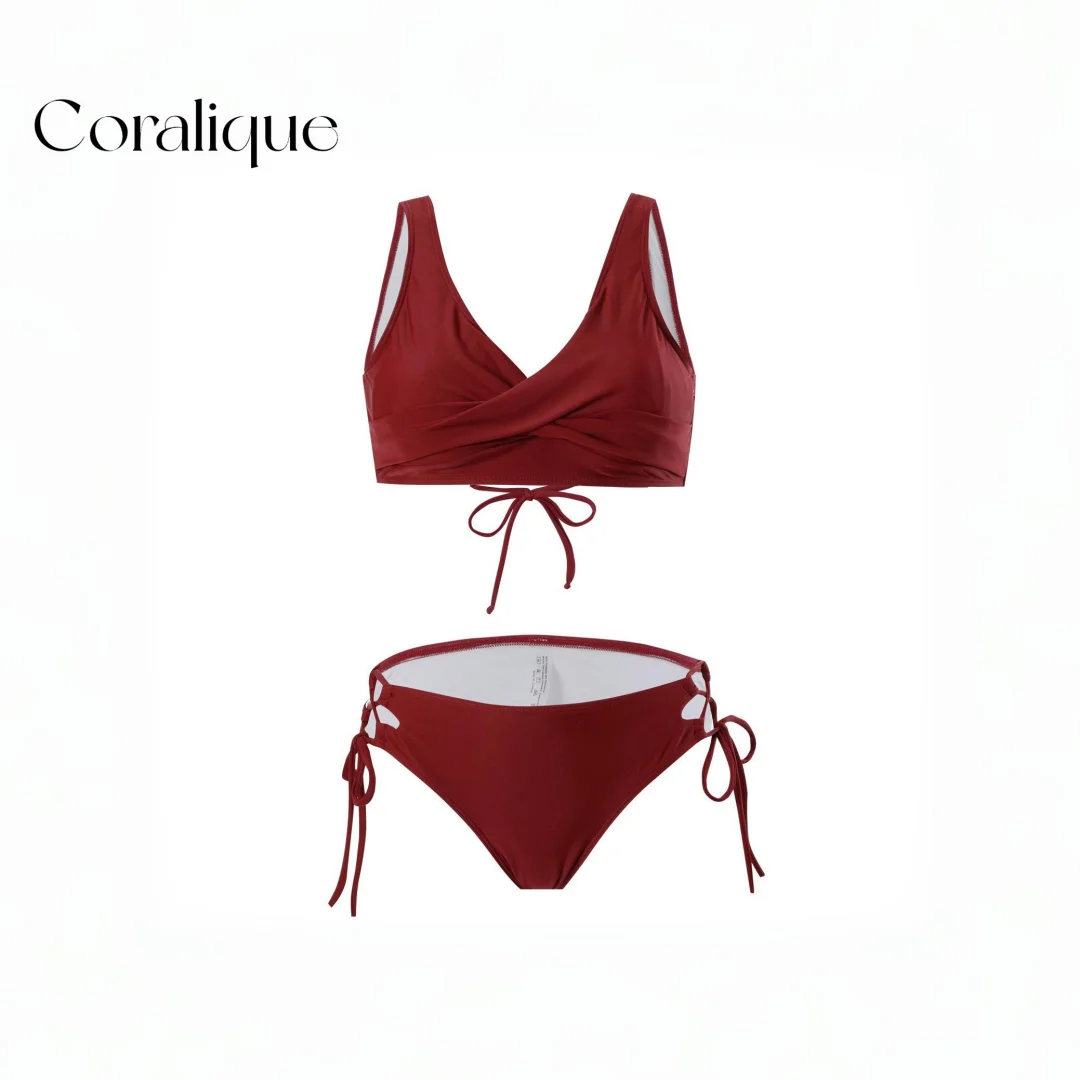 Coralique 红色系比基尼👙、性感又高级～
