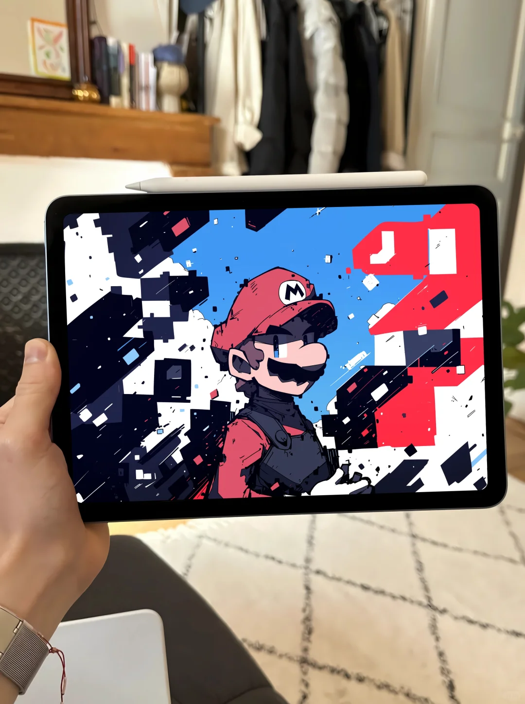壁纸｜PopArt｜Pixel Mario