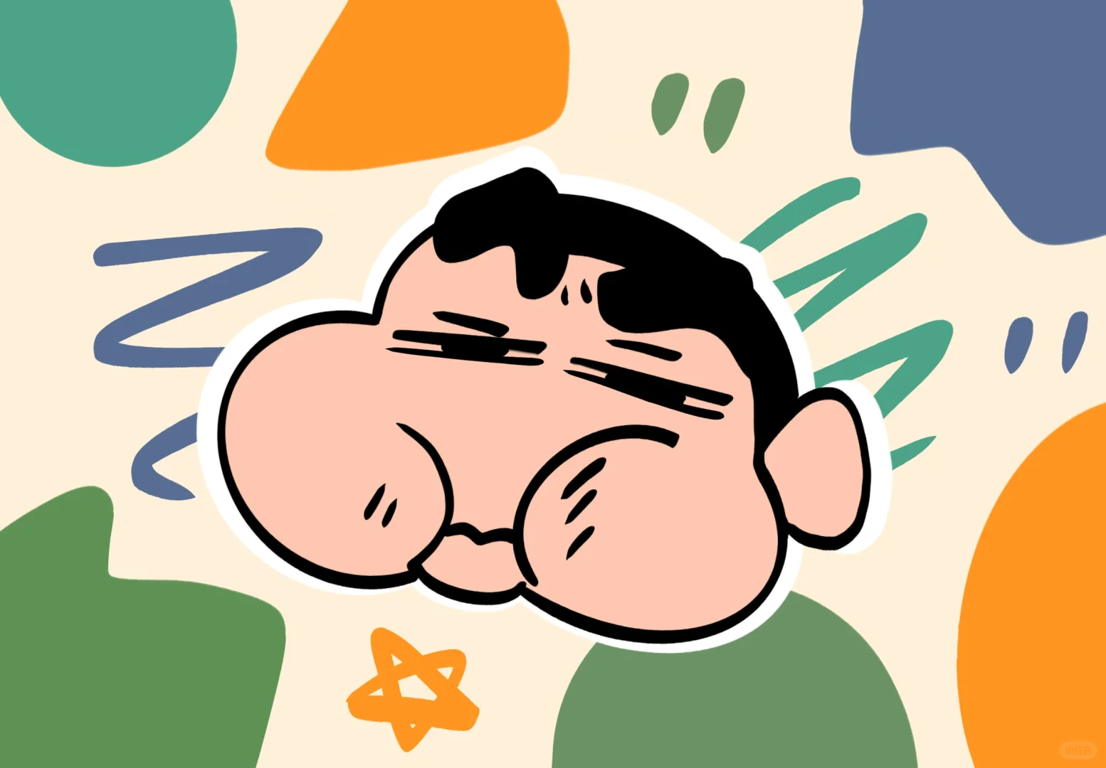 今天画个壁纸组合
