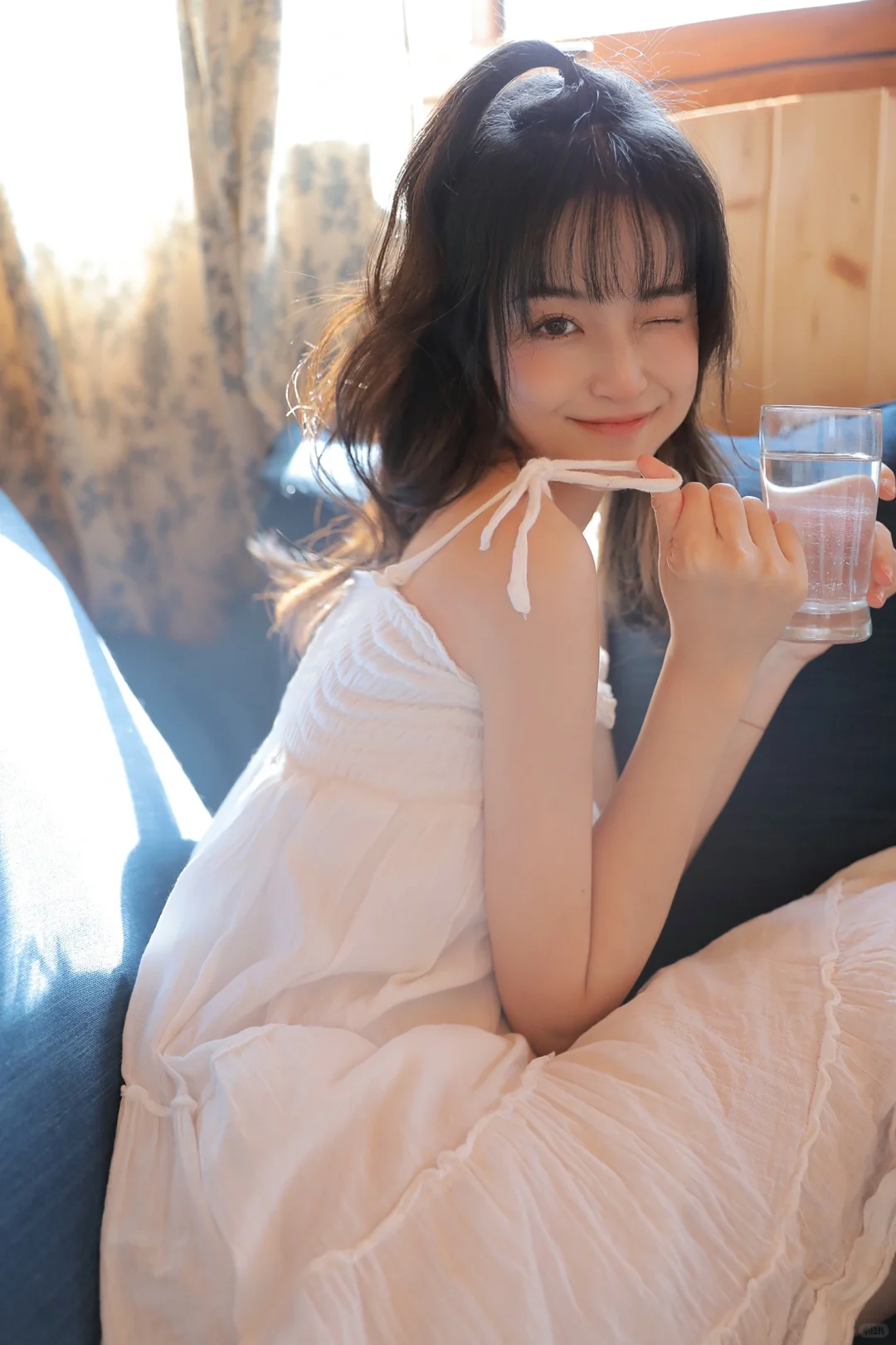 夏日记录，蓝色海盐味的碎碎冰～|西安约拍