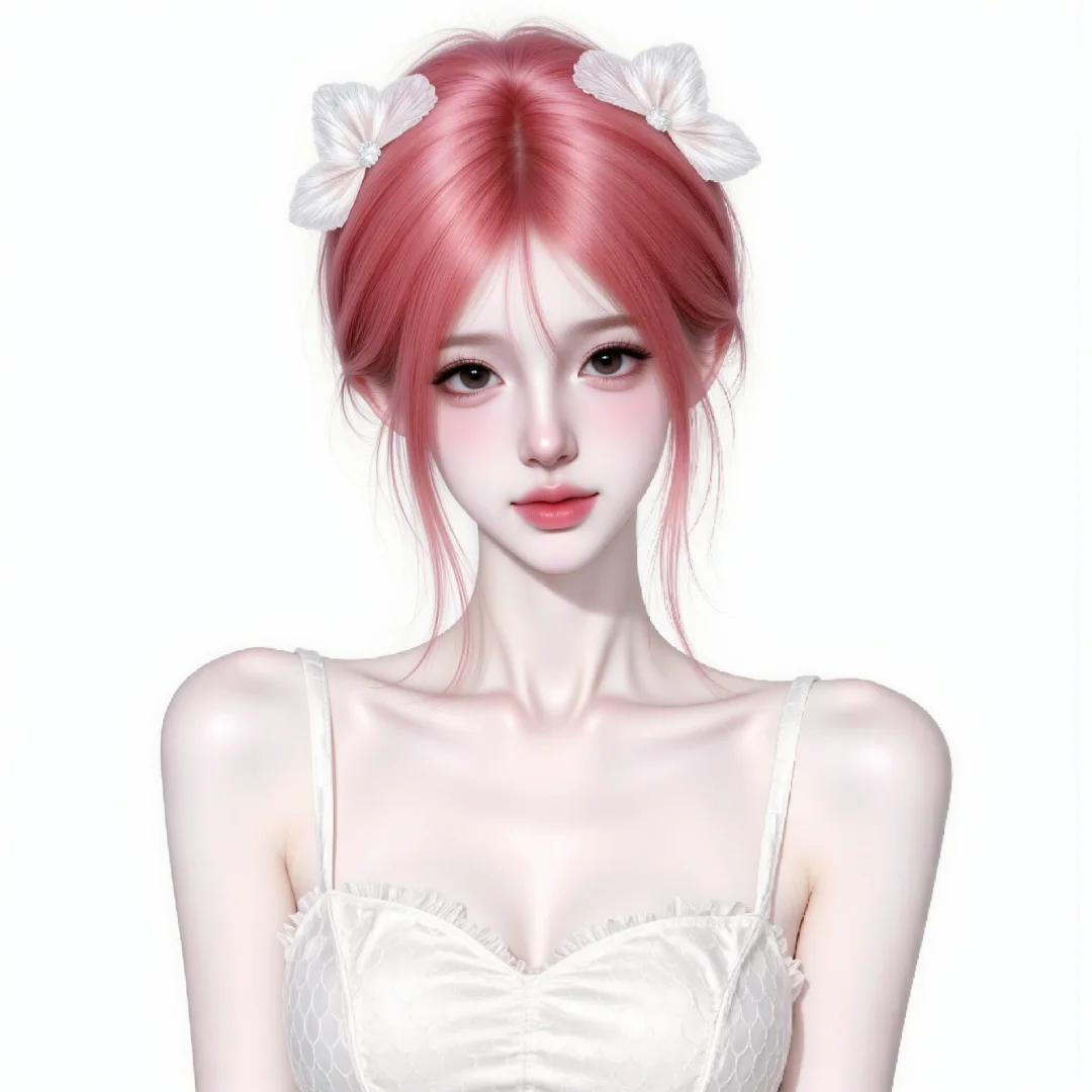 唯美女生头像｜粉红色的回忆