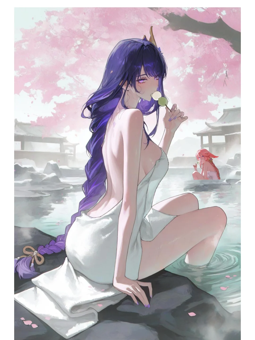 【鸣神】温泉与三色团子
