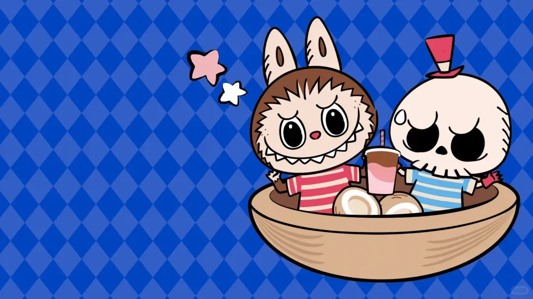 没人能拒绝的labubu 平板壁纸来啦