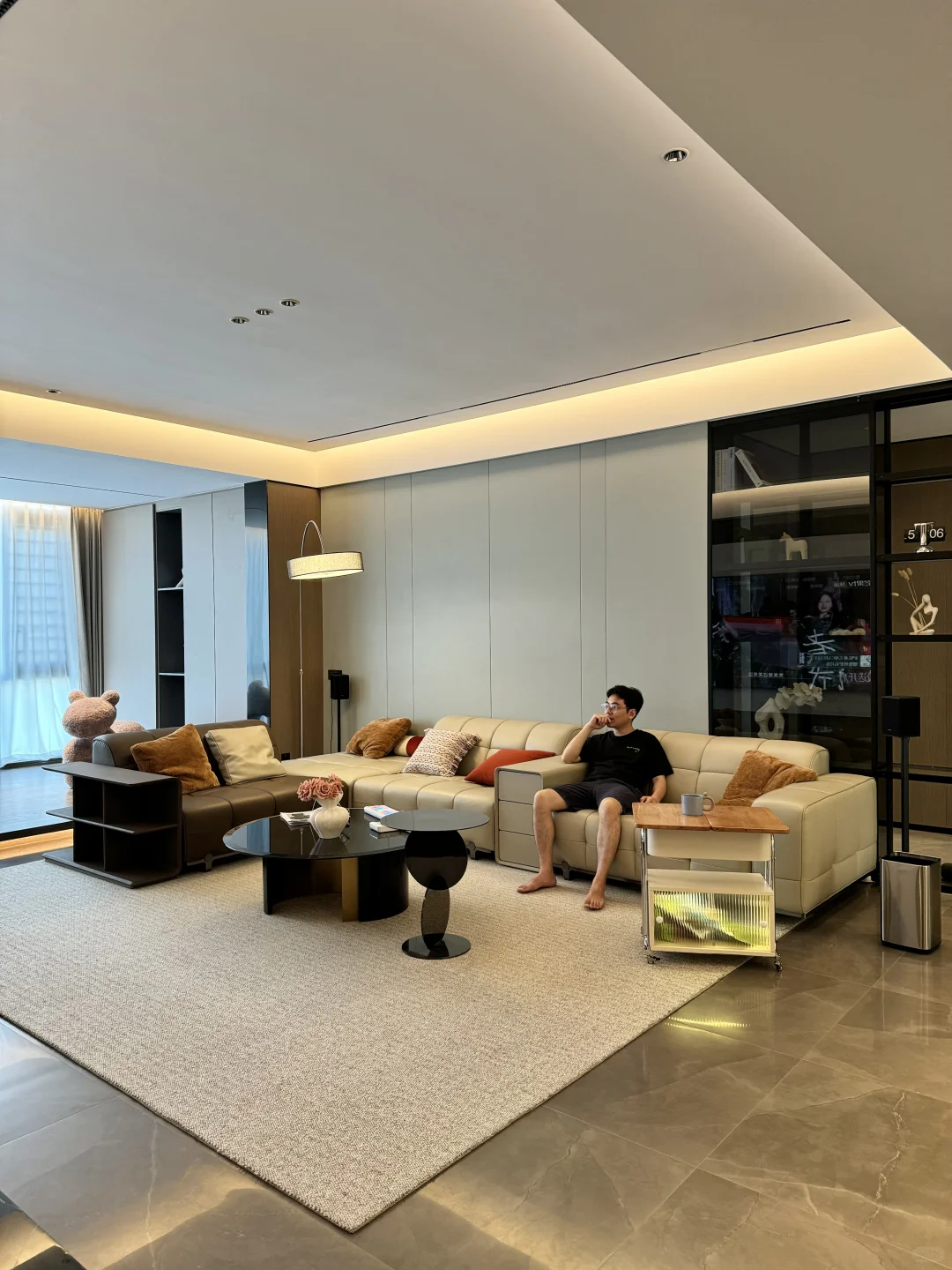 215 m²意式大平层🏠还是大房子好住！