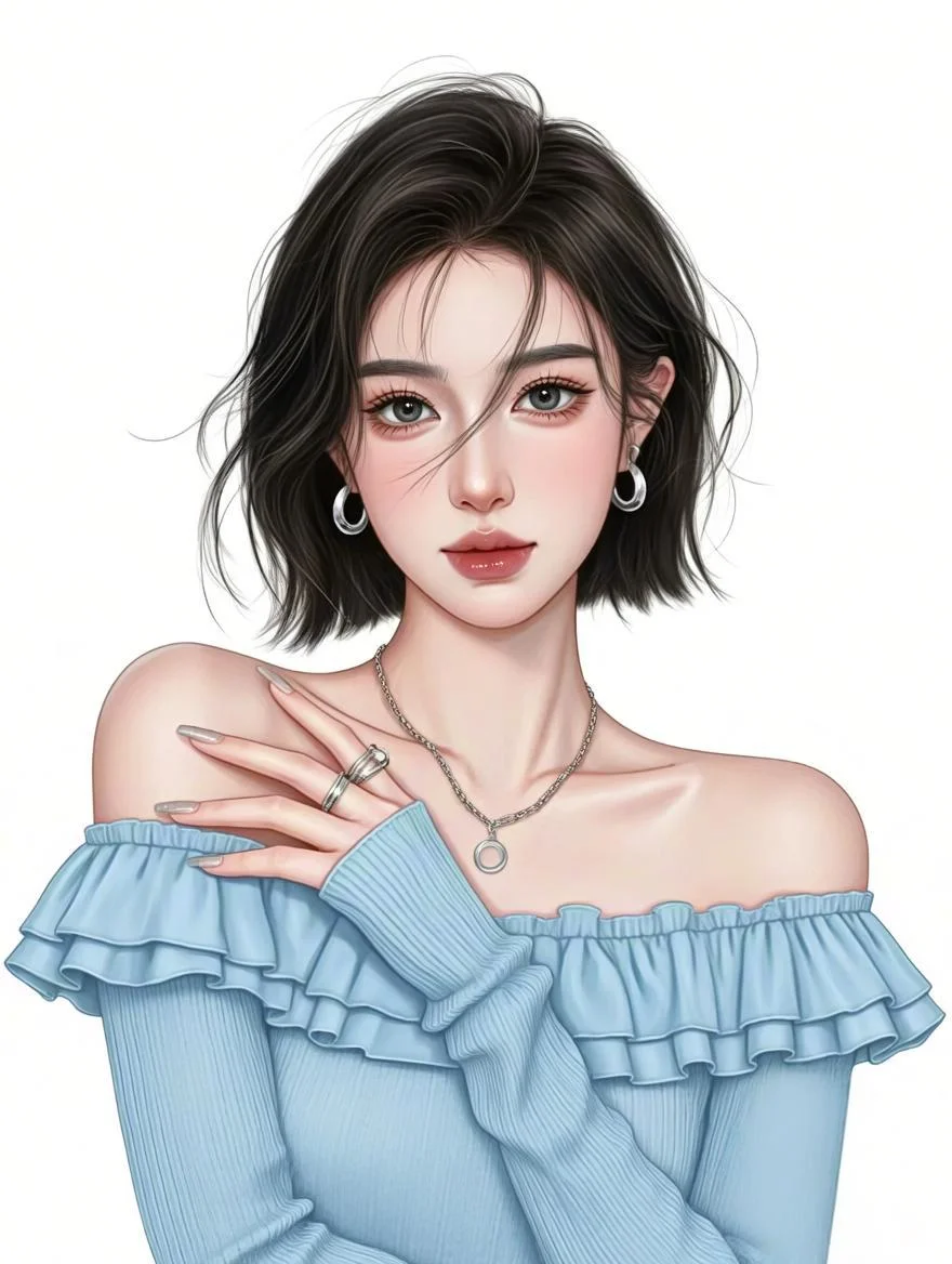 女生头像/干净头像~听说短发女孩很迷人