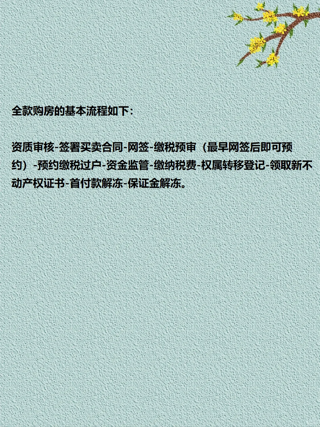 你知道二手房交易基本流程吗