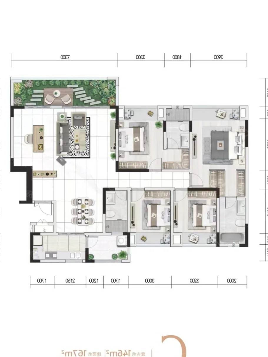 感谢重庆房价，80w让我拥有了167平的家🏠