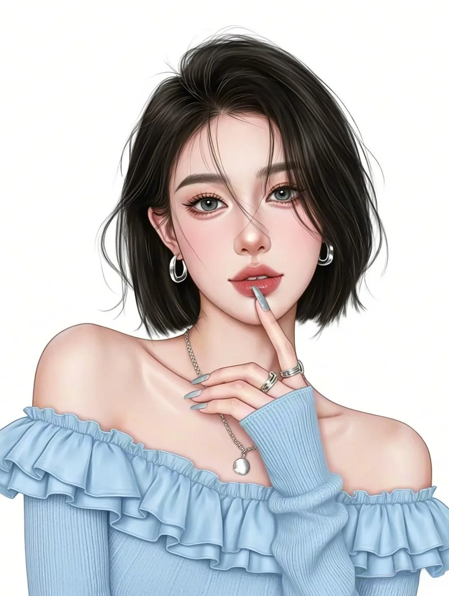 女生头像/干净头像~听说短发女孩很迷人