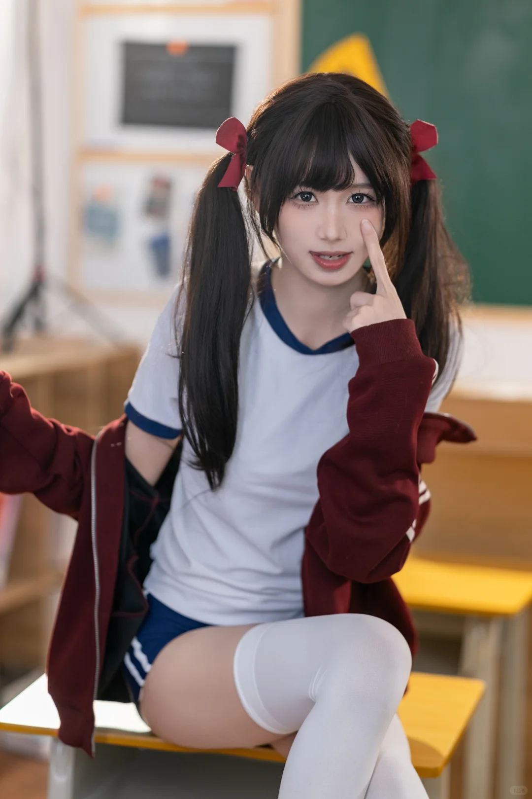 体操服白丝经典组合！