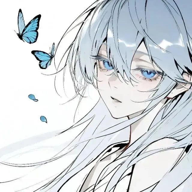 𝙒𝙚𝘾𝙝𝙖𝙩蓝色系女漫💙