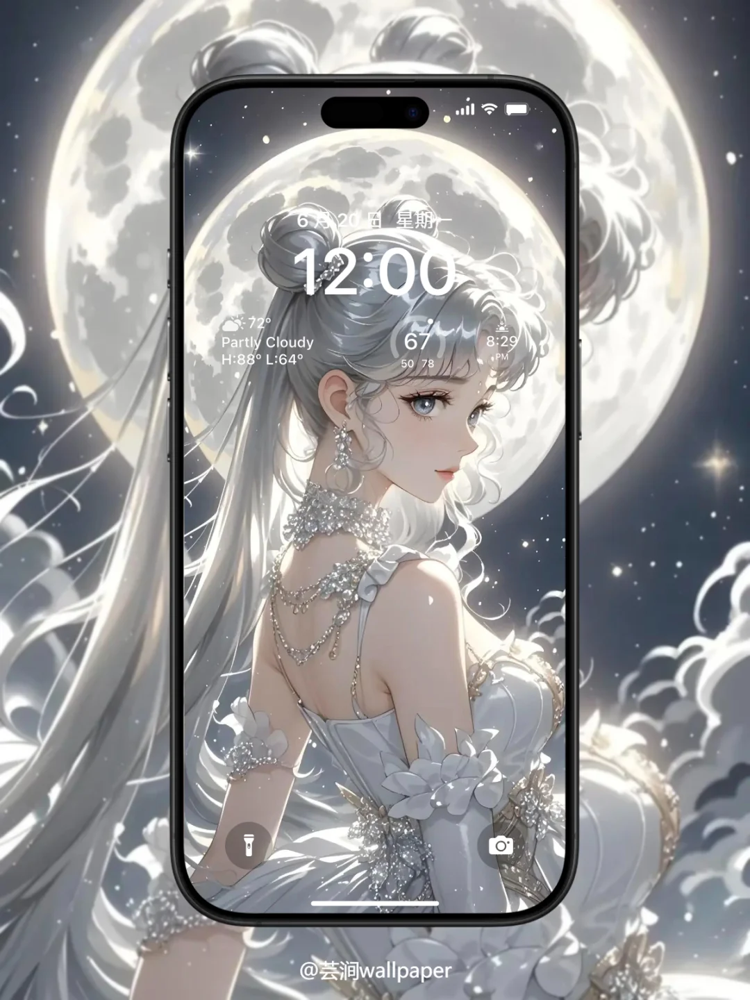 美少女战士🌟银月王冠水冰月壁纸