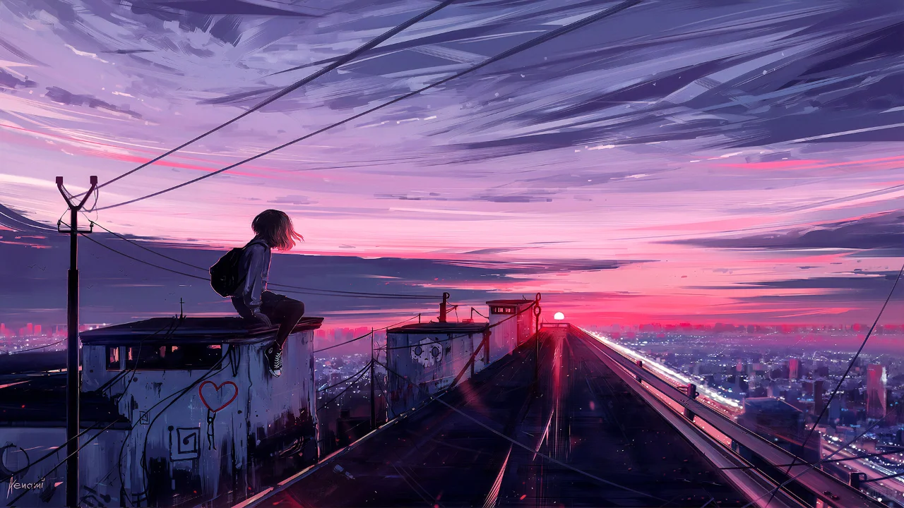 超好看的电脑动漫风景壁纸~(适合1920x1080)