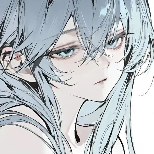 𝙒𝙚𝘾𝙝𝙖𝙩蓝色系女漫💙