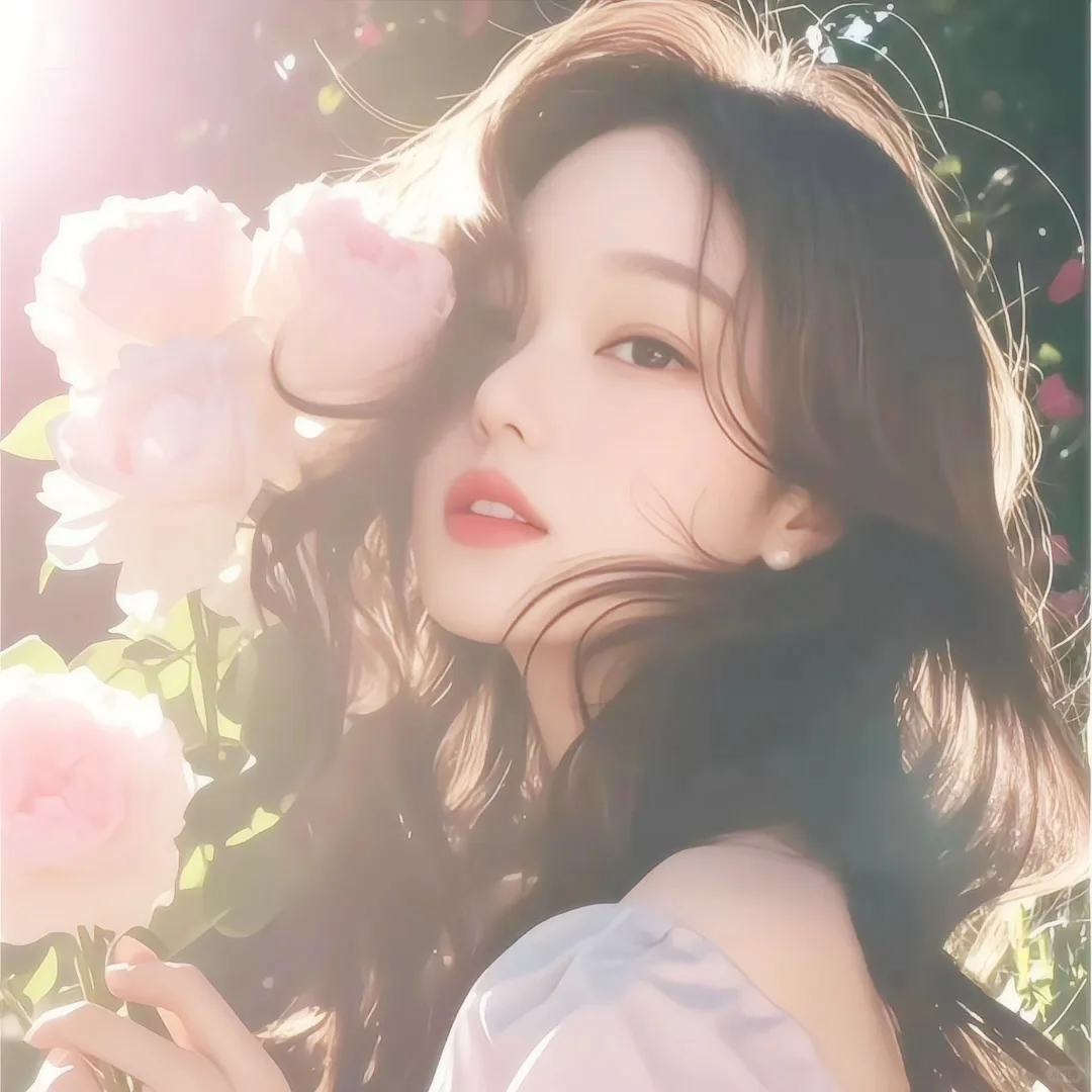 山茶花少女 温柔治愈系出圈头像