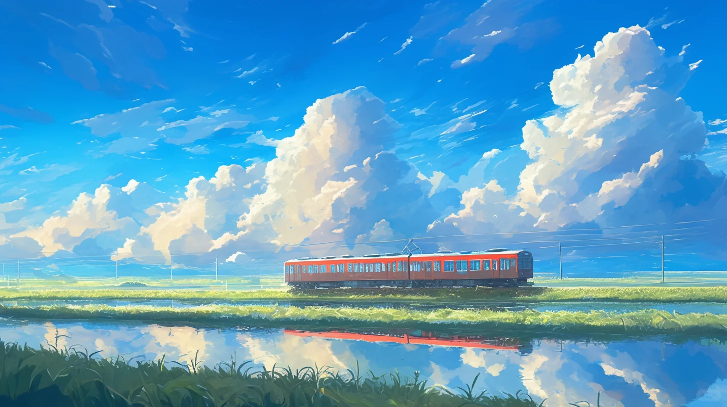 电脑壁纸 | 治愈壁纸海上列车