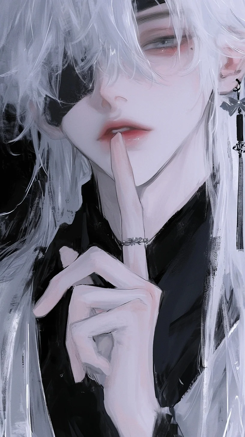唯美白发