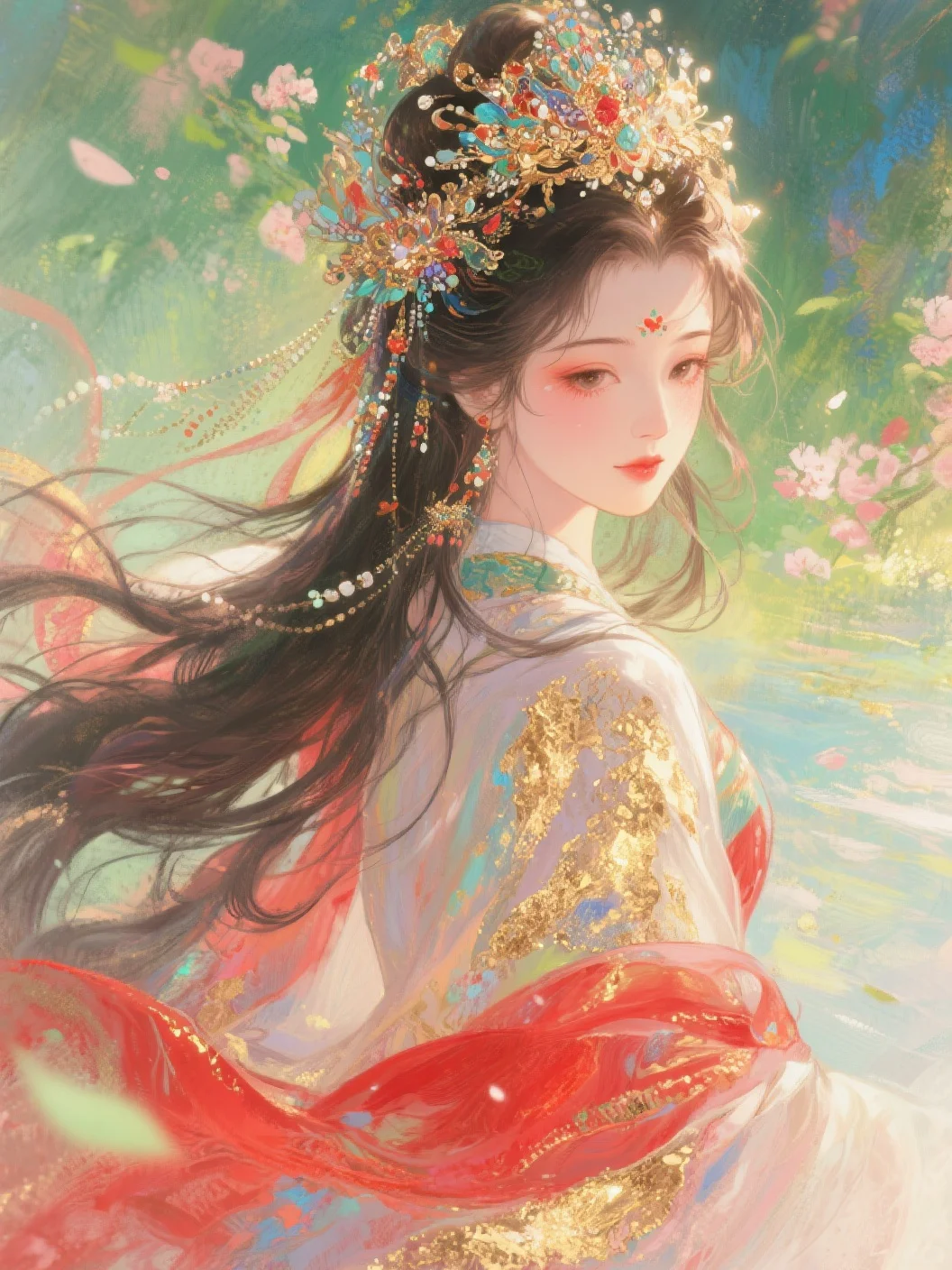 可商素材07/古风女小说底图
