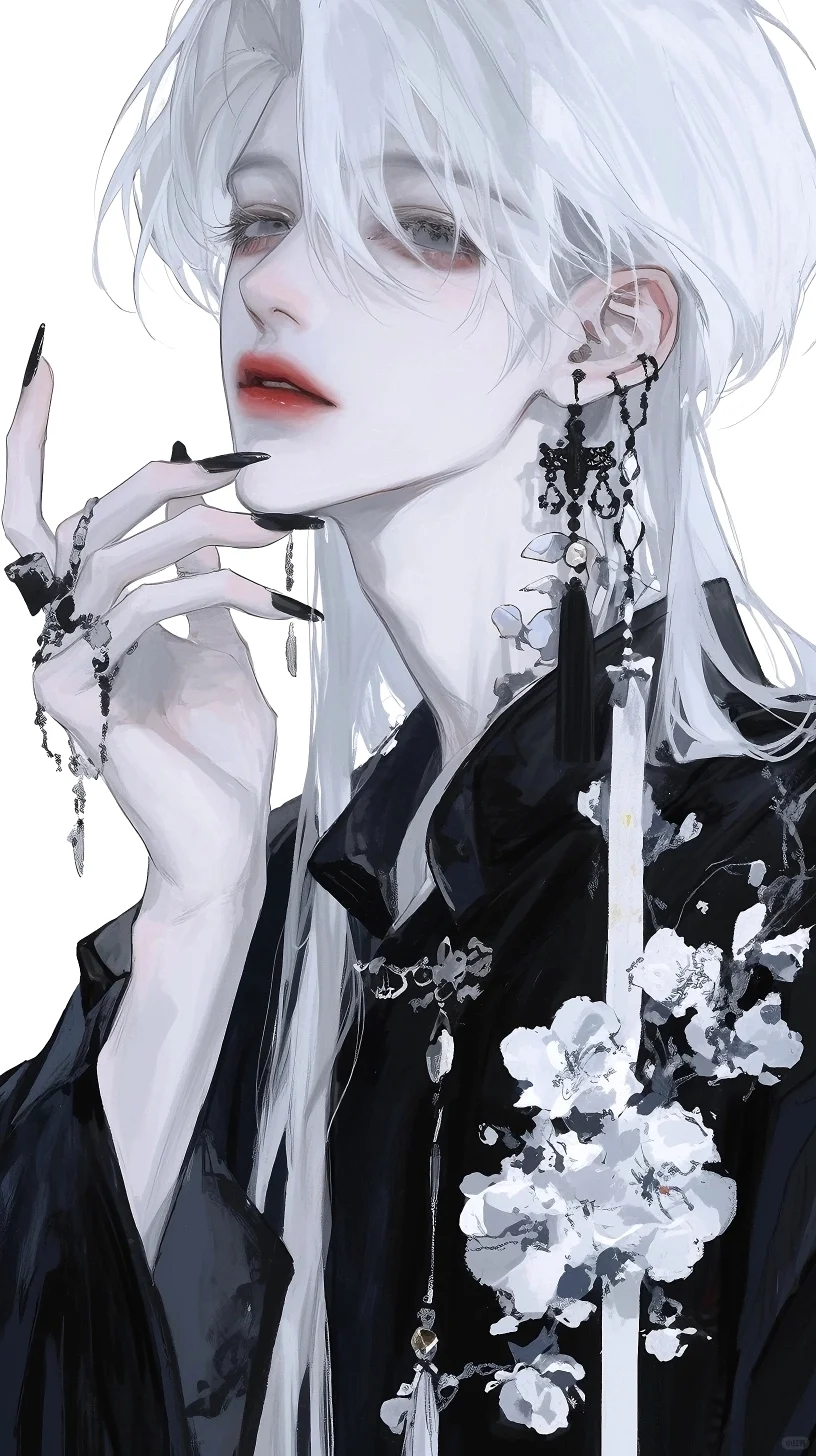 唯美白发