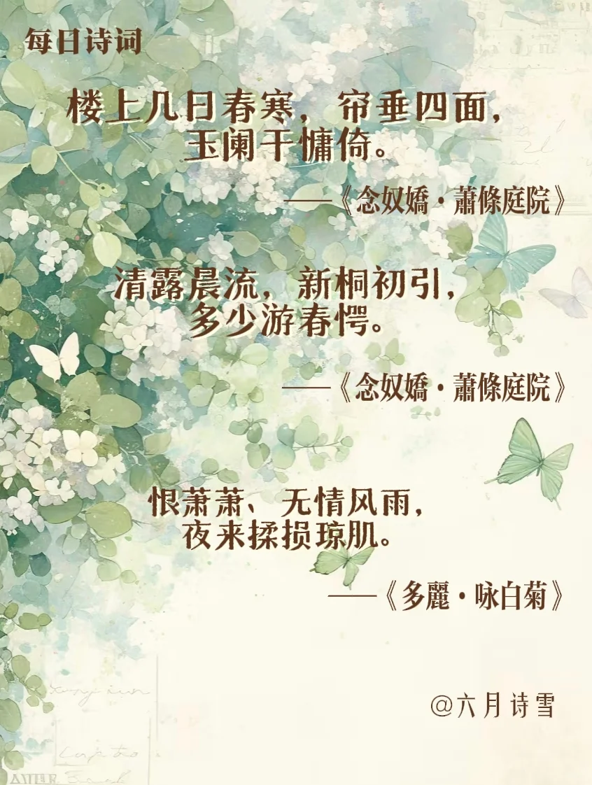 婉约词宗，千古才女李清照的唯美珏韵
