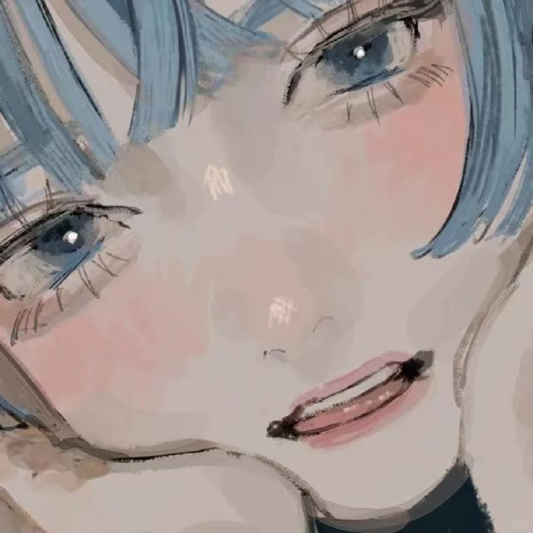 好看的美少女-人物插画