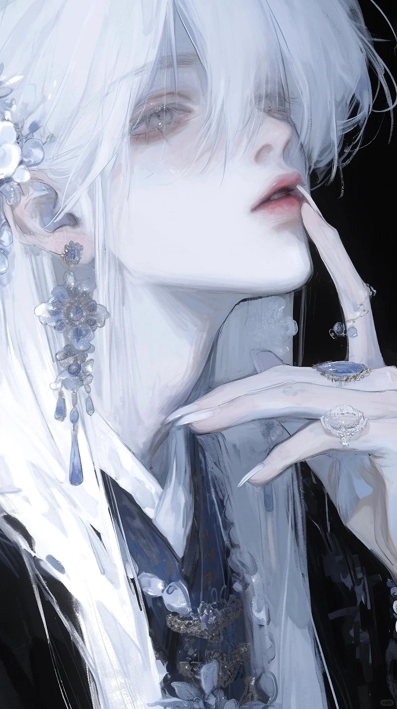 唯美白发