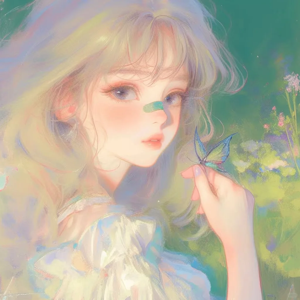 动漫唯美女生头像