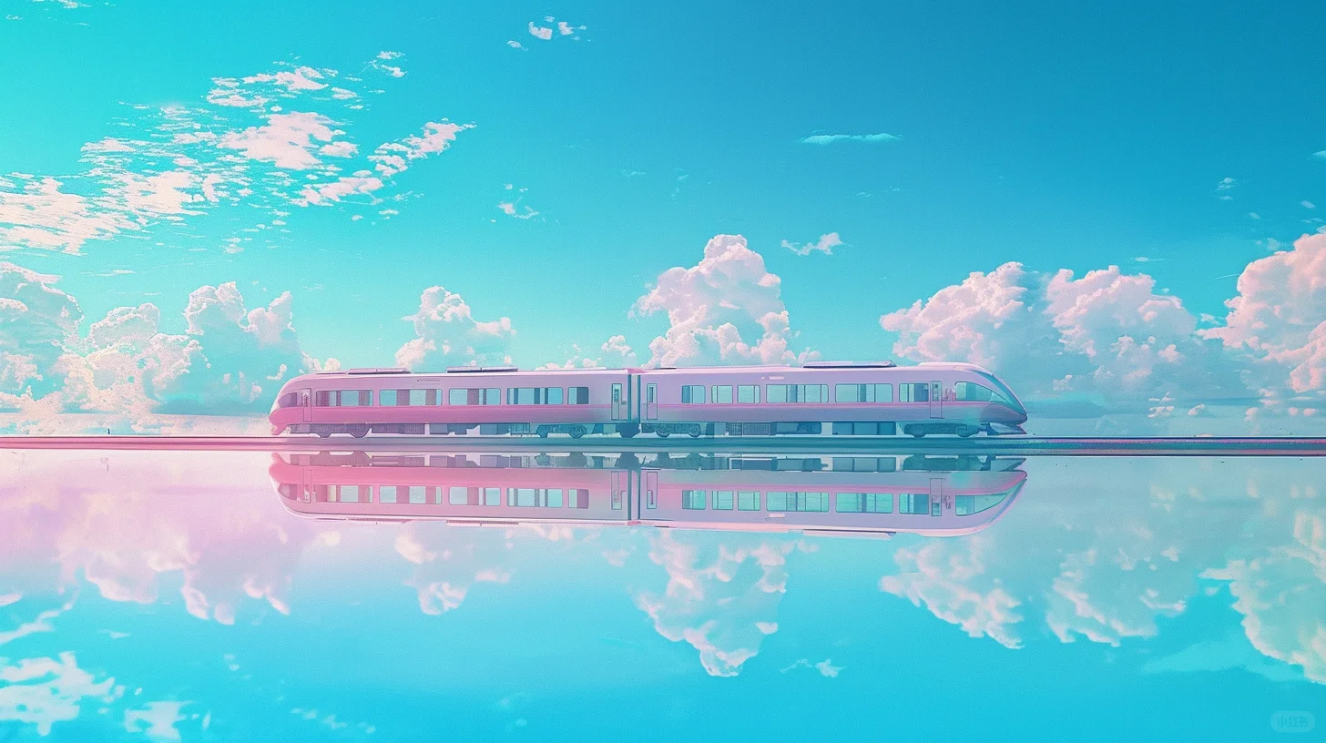 电脑壁纸 | 治愈壁纸海上列车