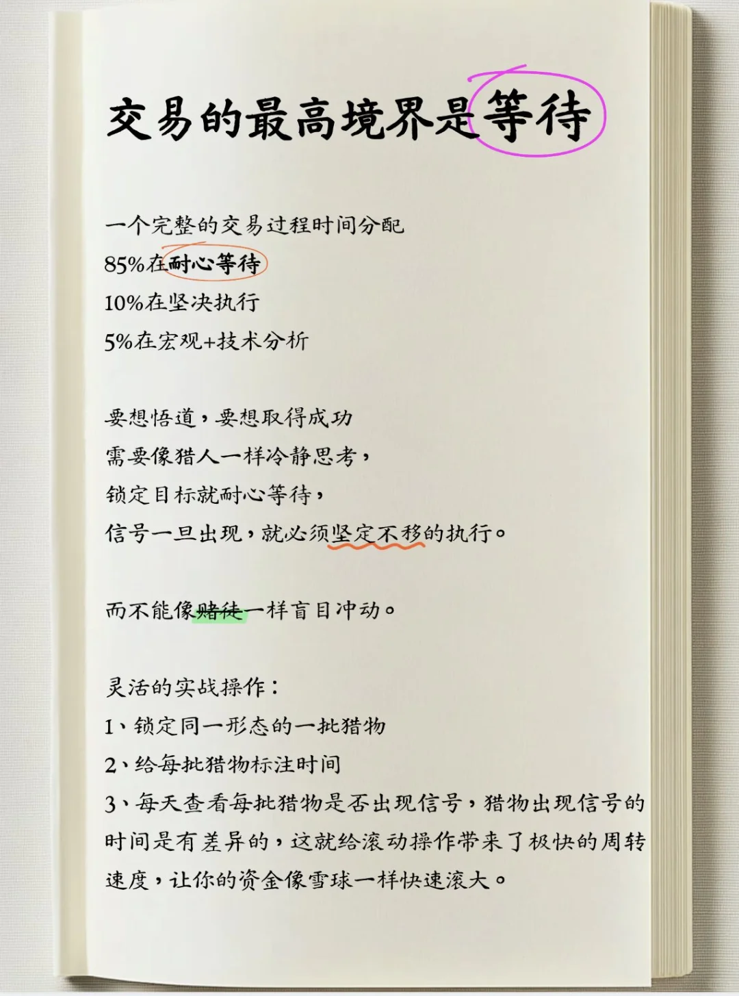 交易的最高境界是等待⌛️