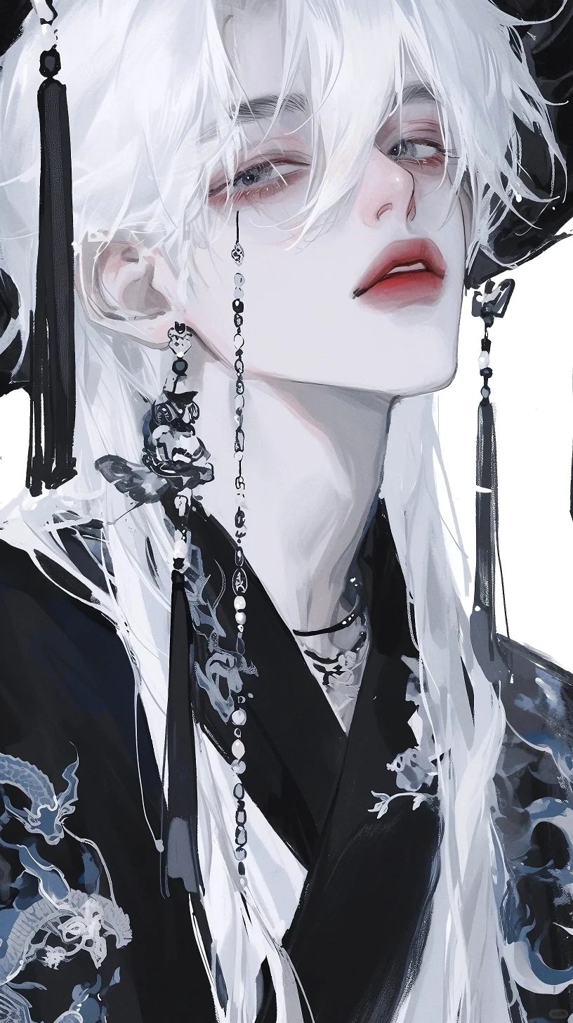 唯美白发