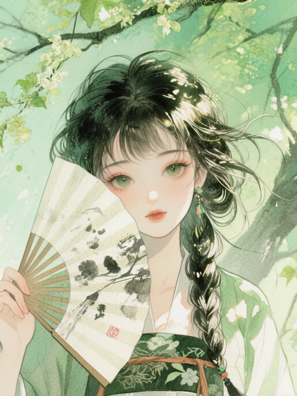 可商素材07/古风女小说底图