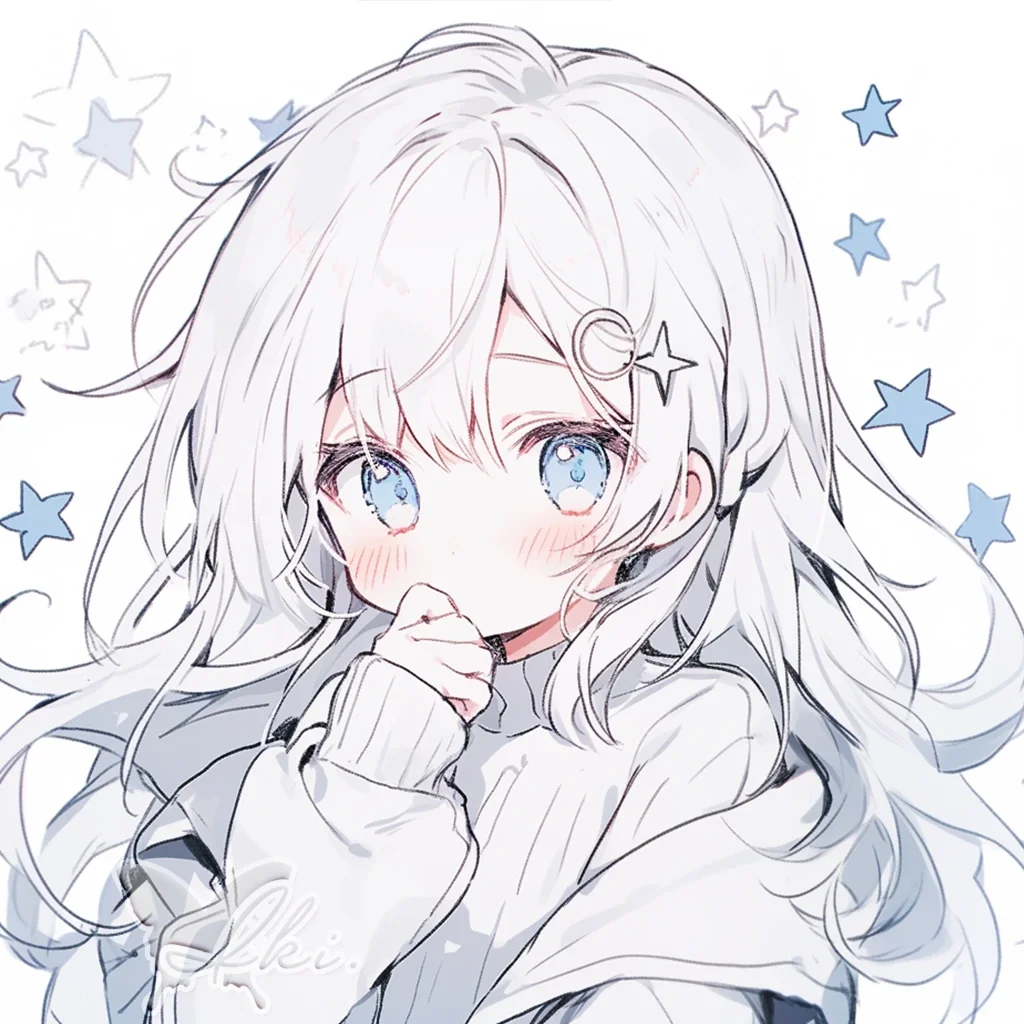 🤍女生头像｜纯白